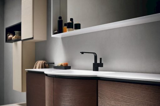 JACANA JA29 - Mobile luxury arredo bagno L.71+140+70 cm personalizzabile COMPAB