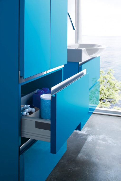 JACANA JA2 - Mobile luxury arredo bagno L.72+50 cm personalizzabile COMPAB