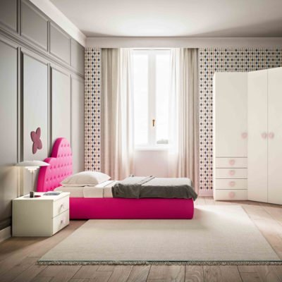 Mya - Cameretta bambino Cuore componibile e personalizzabile comp. 04 MAB