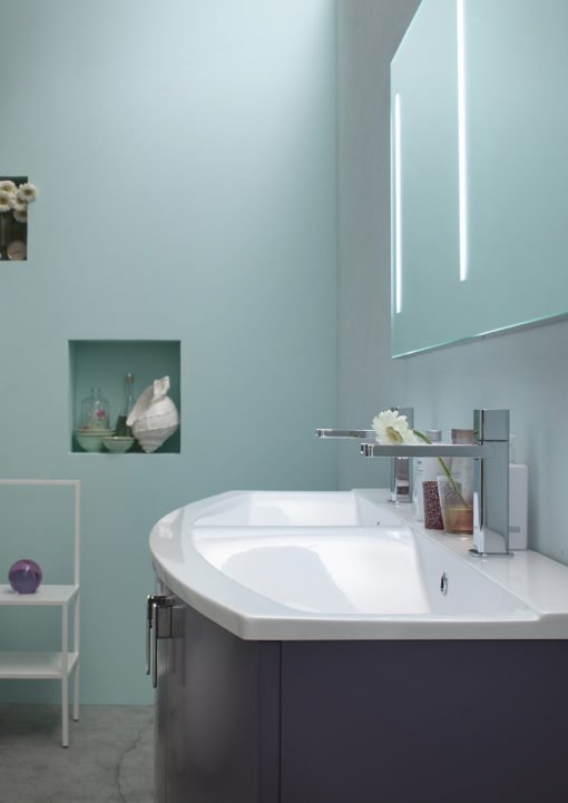 ELY 53 - Mobile arredo bagno L 140 x P 38/51 cm personalizzabile ARCOM